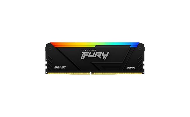 Kingston FURY Beast RGB 8GB 3200MT/s DDR4 CL16 DIMM Computer Memory